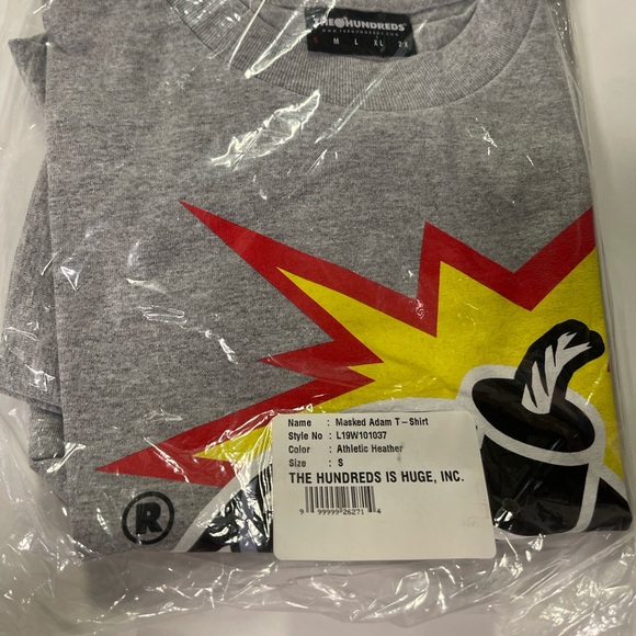 NWT The Hundreds x Obsidian Adam Bomb Gas Mask T-Shirt Men’s Various Sizes - Picture 5 of 8